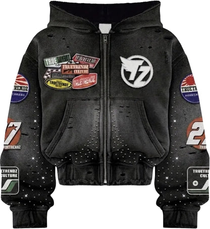 "SMOKE" TM ZIP UP