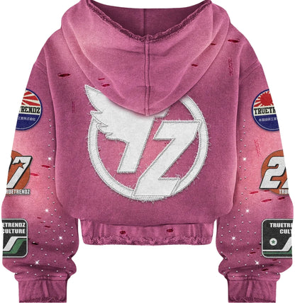"BLUSH" TM ZIP UP
